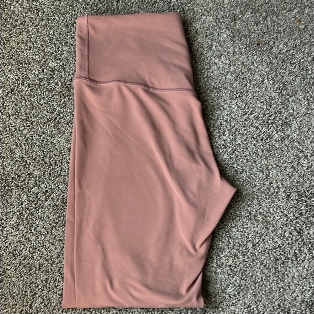 Pink High-Waisted Leggings